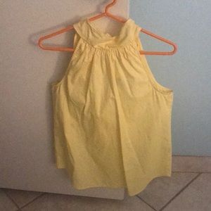 J crew size 4 yellow top